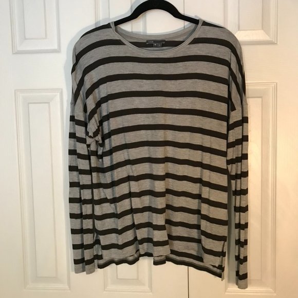 Vince Long Sleeve Striped Tee - Picture 2 of 5